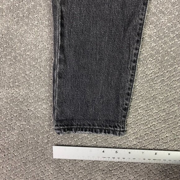 Levi's Premium 501 S Jeans Women's 26 x 28 Fit 28x28 Black Skinny Button Fly - Picture 14 of 16